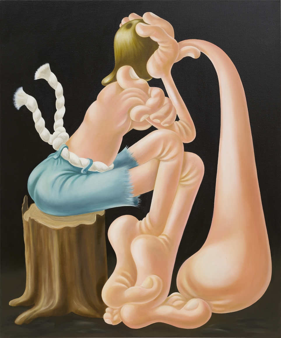Louise Bonnet The Stump, 2018 Oil on linen 72 x 60 in 182.9 x 152.4 cm (LB18.004)