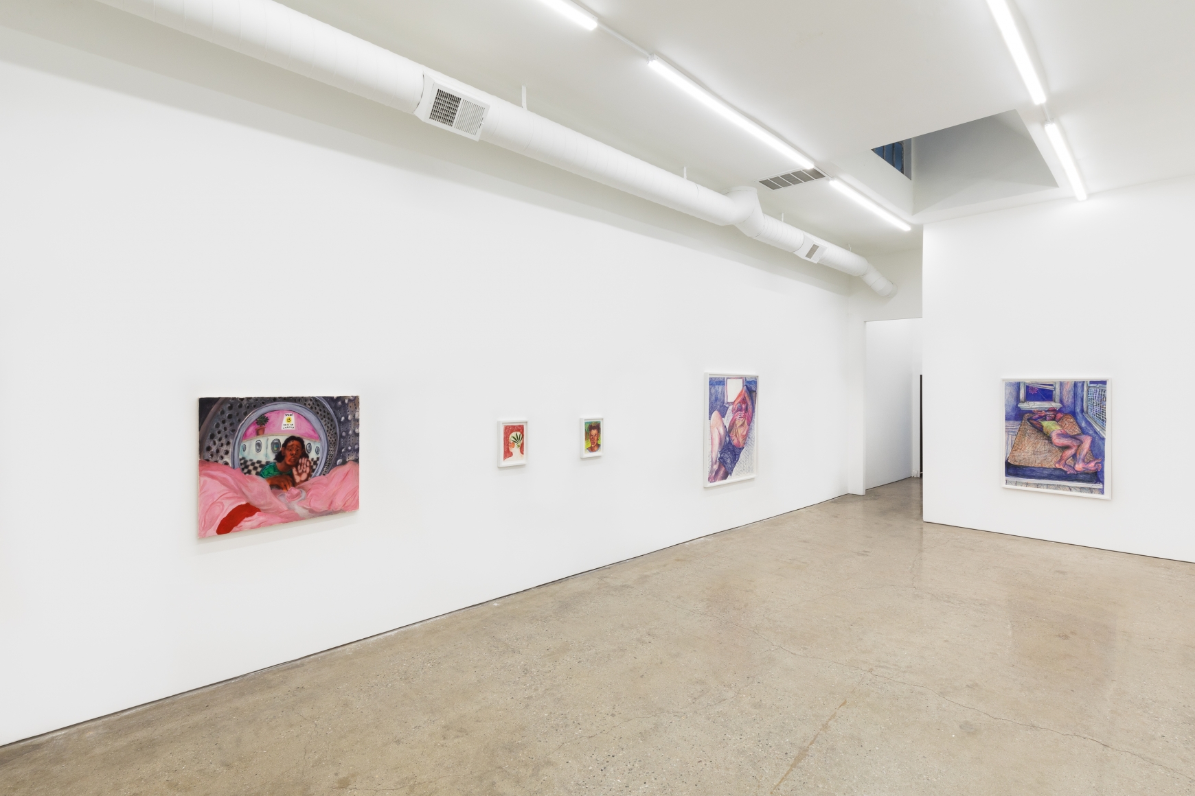Installation View of Deli Gallery, New York presenting Brianna Rose Brooks: The way things go (November 21–December 19, 2020). Nino Mier Gallery, Los Angeles, CA 5