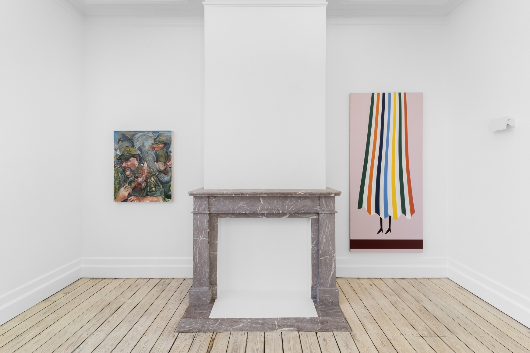 Installation View of INAUGURAL EXHIBITION (February 6–March 6, 2021) Nino Mier Gallery, Brussels, Belgium