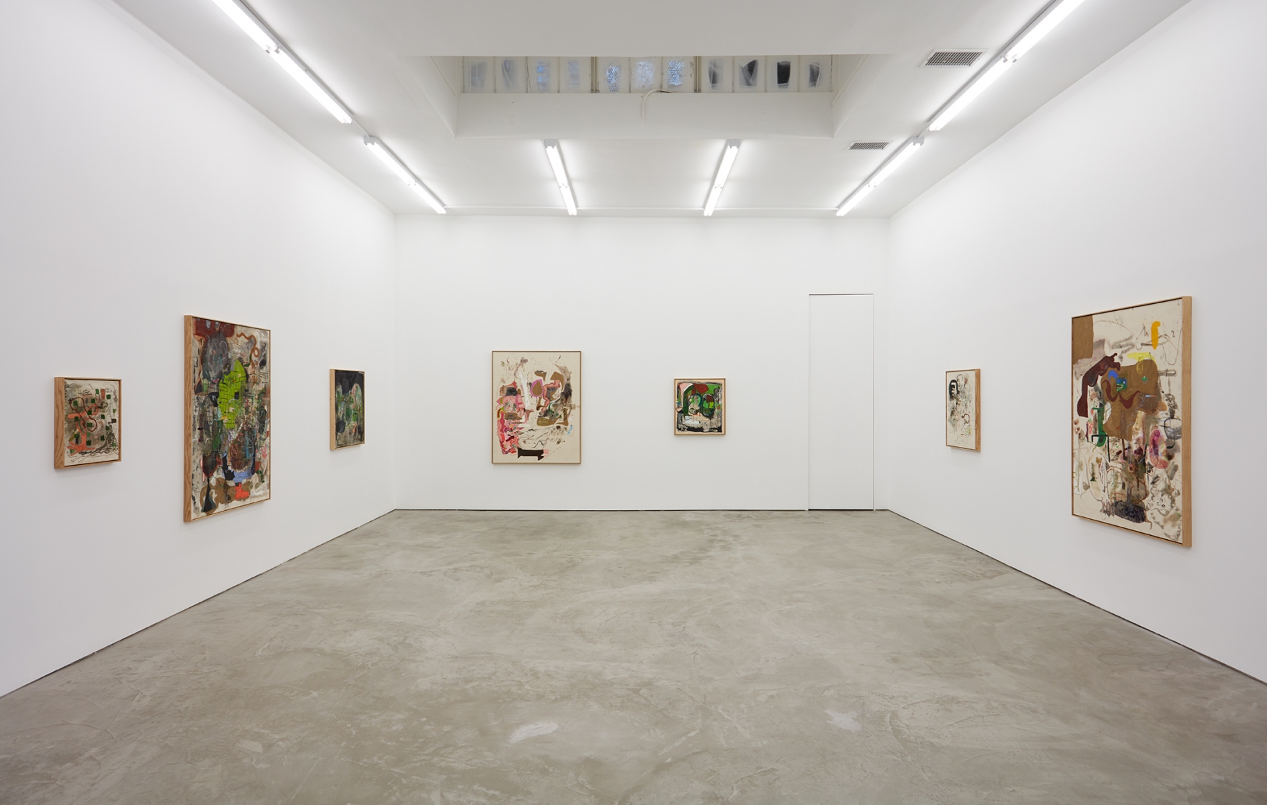 Installation view 8 of Michael Bauer: Soft Paintings (Bearnaise) (January 27 – March 11, 2017), Nino Mier Gallery, Los Angeles