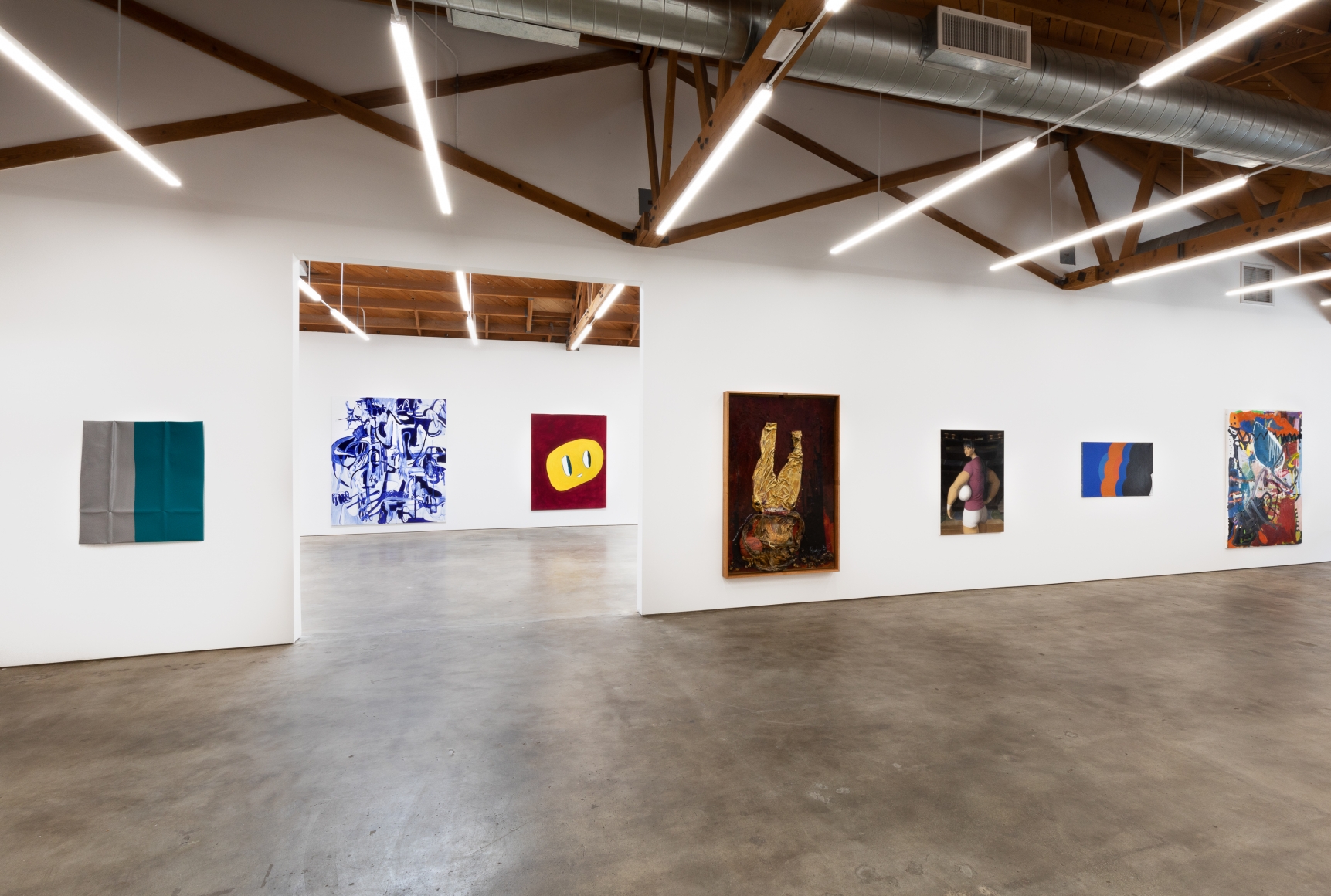 Installation shot of Five Year Anniversay Show (June 27–August 31, 2020). Nino Mier Gallery, Los Angeles, CA