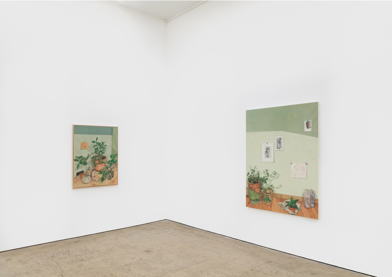Installation View of Michael Cline: Back Steps (March 10 – March 24, 2021) Nino Mier Gallery, Los Angeles, CA