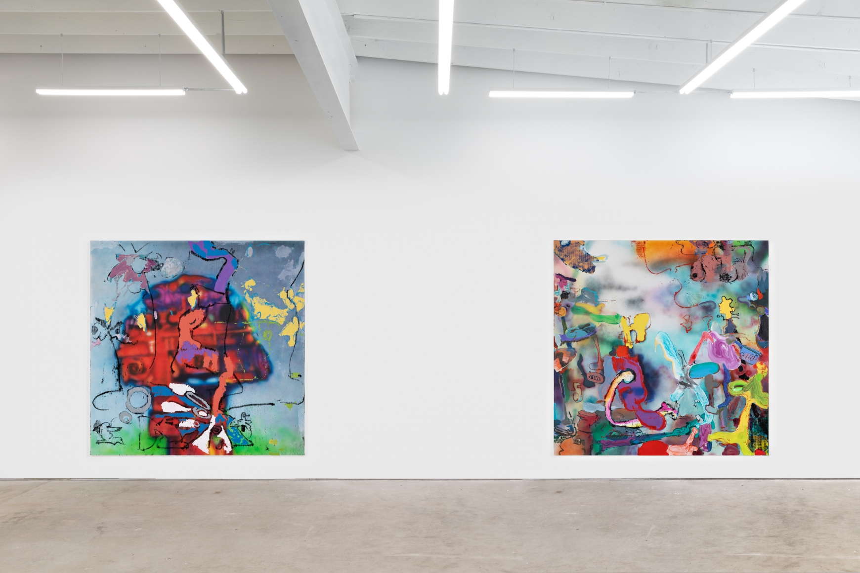 Installation View of Antwan Horfee: SCI-FRIED (April 1-May 15, 2021) Nino Mier Gallery, Los Angeles, CA