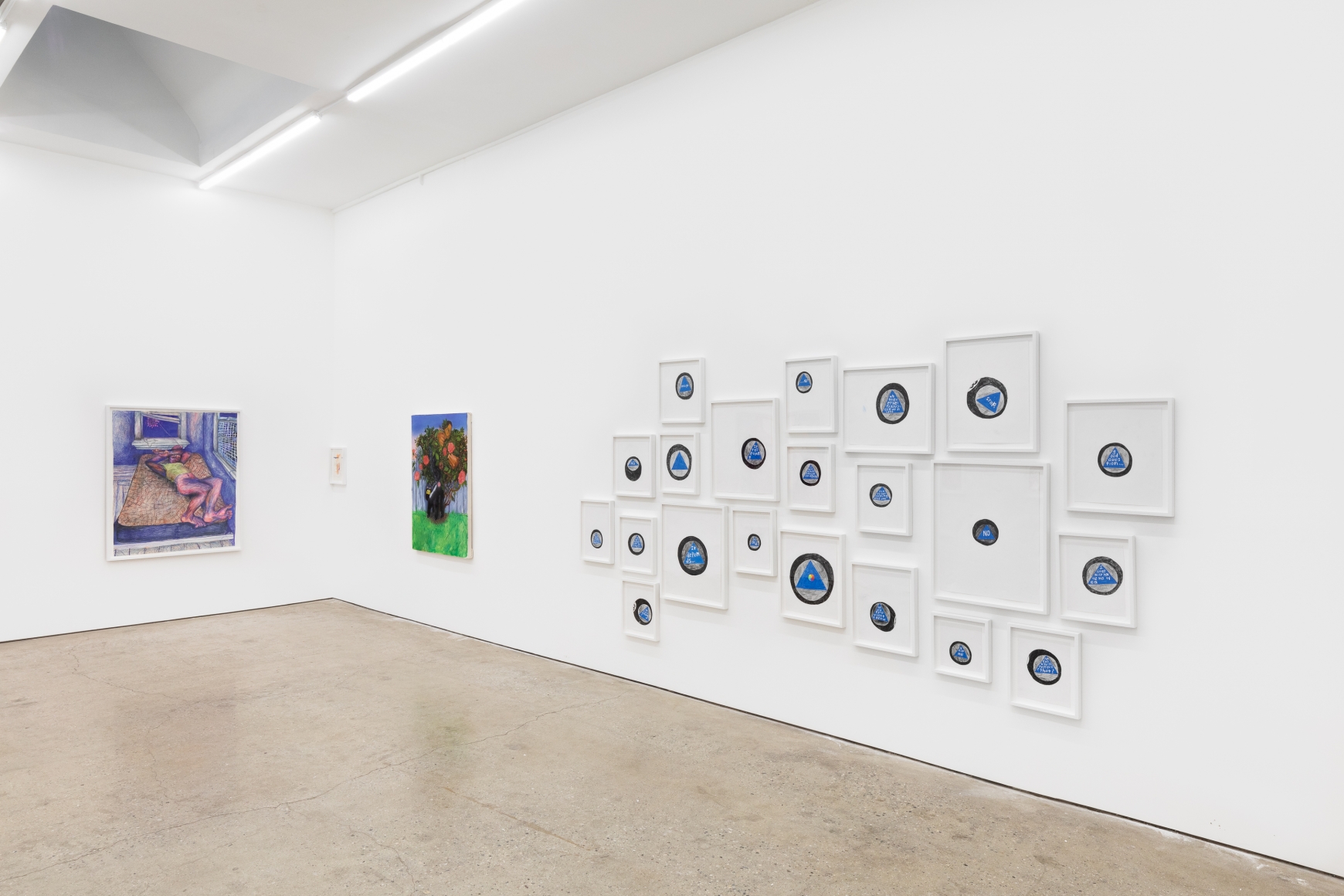 Installation View of Deli Gallery, New York presenting Brianna Rose Brooks: The way things go (November 21–December 19, 2020). Nino Mier Gallery, Los Angeles, CA 4
