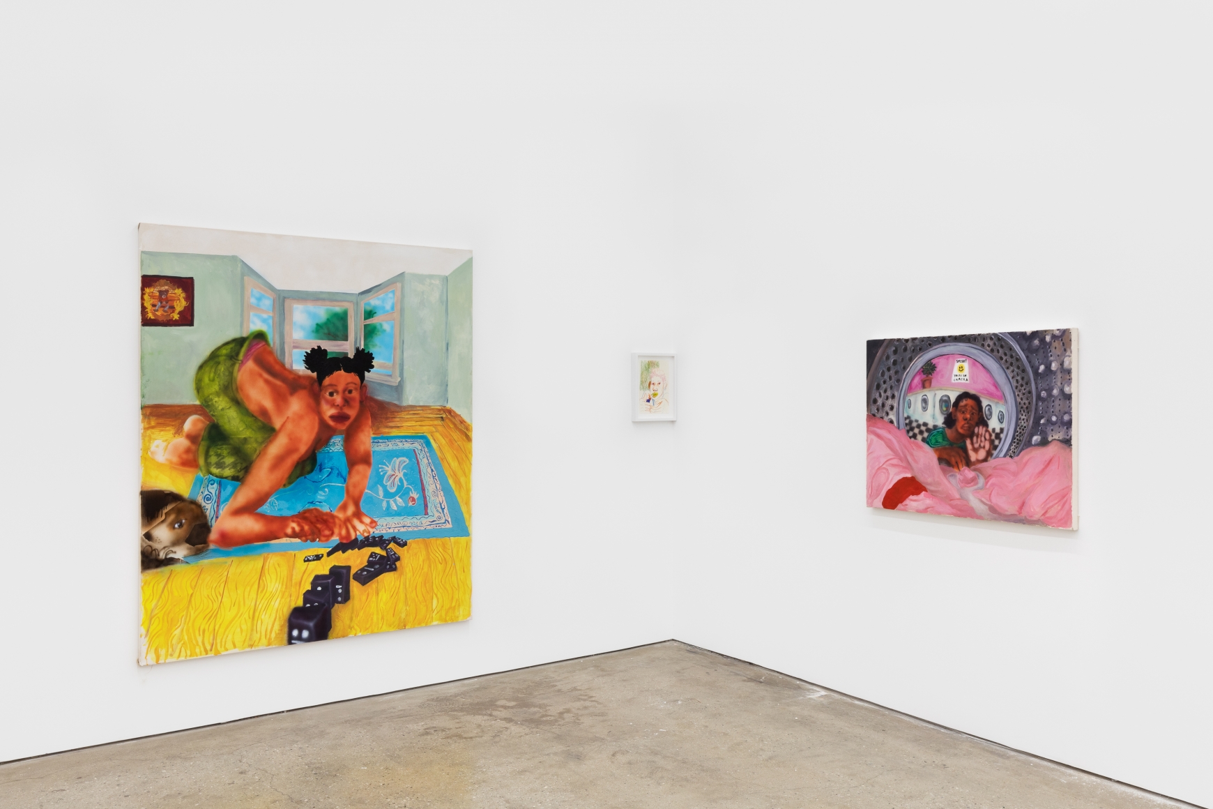 Installation View of Deli Gallery, New York presenting Brianna Rose Brooks: The way things go (November 21–December 19, 2020). Nino Mier Gallery, Los Angeles, CA 7