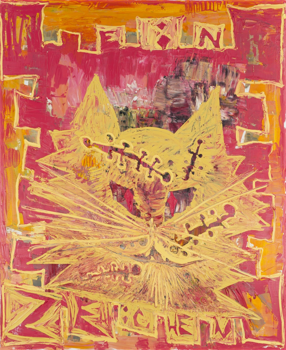 Bendix Harms Ein Geist - Ein Zeichen - Rufus, 2018 Oil on canvas 66 7/8 x 55 1/8 in 170 x 140 cm (BHA19.008)