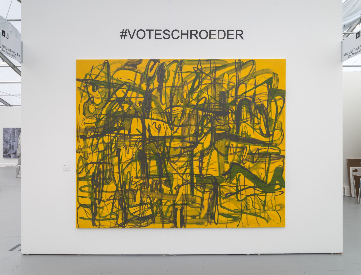 UNTITLED, ART, Miami Beach 2019, Installation view; Schroeder close-up