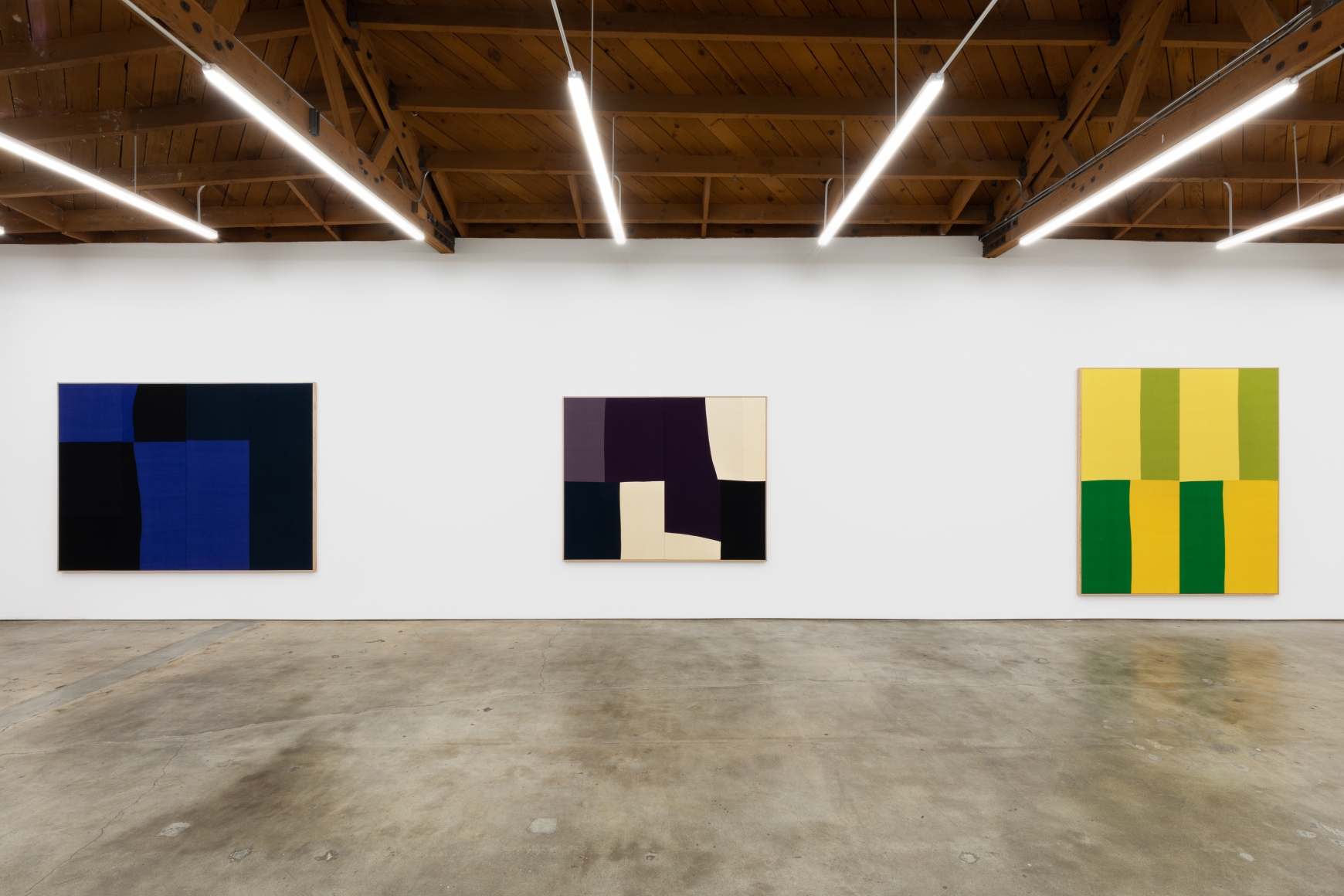 Installation View of Ethan Cook: Arenas (October 24–November 21, 2020). Nino Mier Gallery, Los Angeles, CA