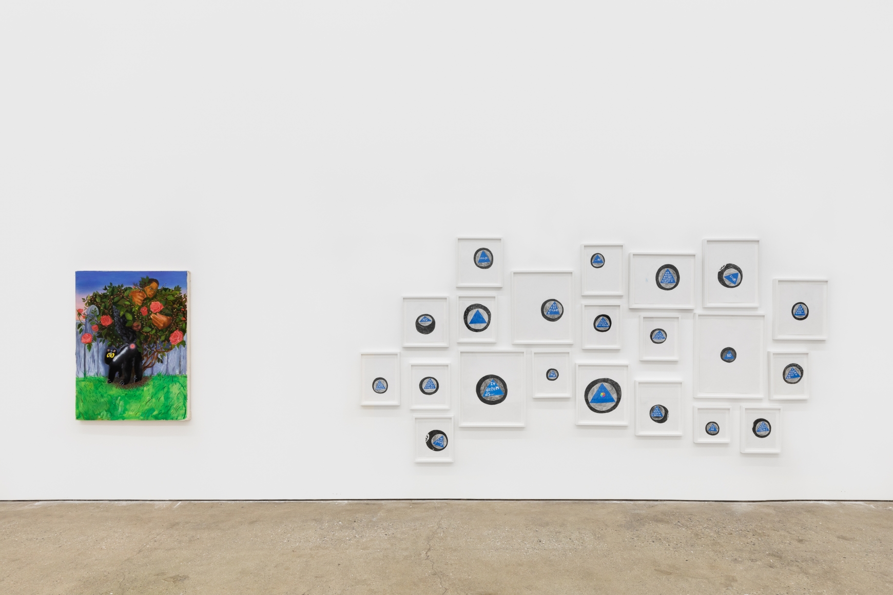 Installation View of Deli Gallery, New York presenting Brianna Rose Brooks: The way things go (November 21–December 19, 2020). Nino Mier Gallery, Los Angeles, CA 9