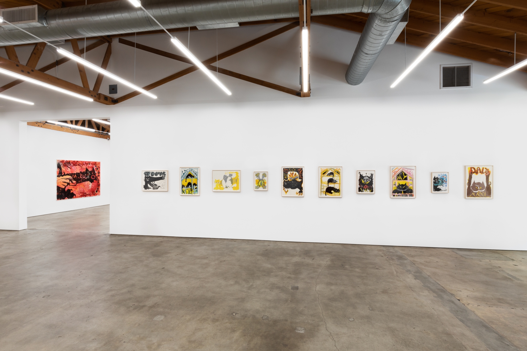 Installation View of Bendix Harms: Reversed Evolution—How it feels to be Mamon (September 12–October 10, 2020) Nino Mier Gallery, Los Angeles, CA