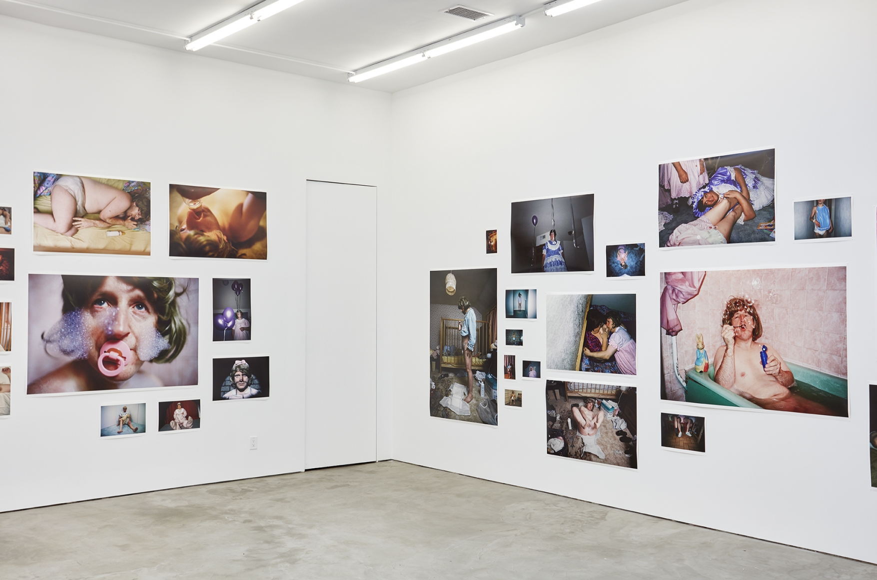 Installation view of Polly Borland: Babies (July 22-August 17, 2017) at Nino Mier Gallery, Los Angeles