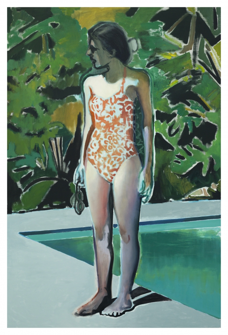 Jonathan Wateridge Red Suit, 2019 Oil on linen 88 5/8 x 59 1/8 in 225 x 150 cm (JWA20.010)
