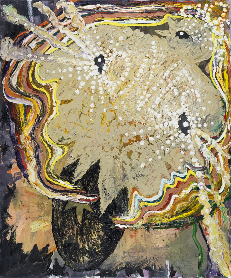 Bendix Harms Der zweite Regenbogen (Chosen Ones), 2014 Oil on canvas 47 1/4 x 39 3/8 in 120 x 100 cm (BHA19.011)