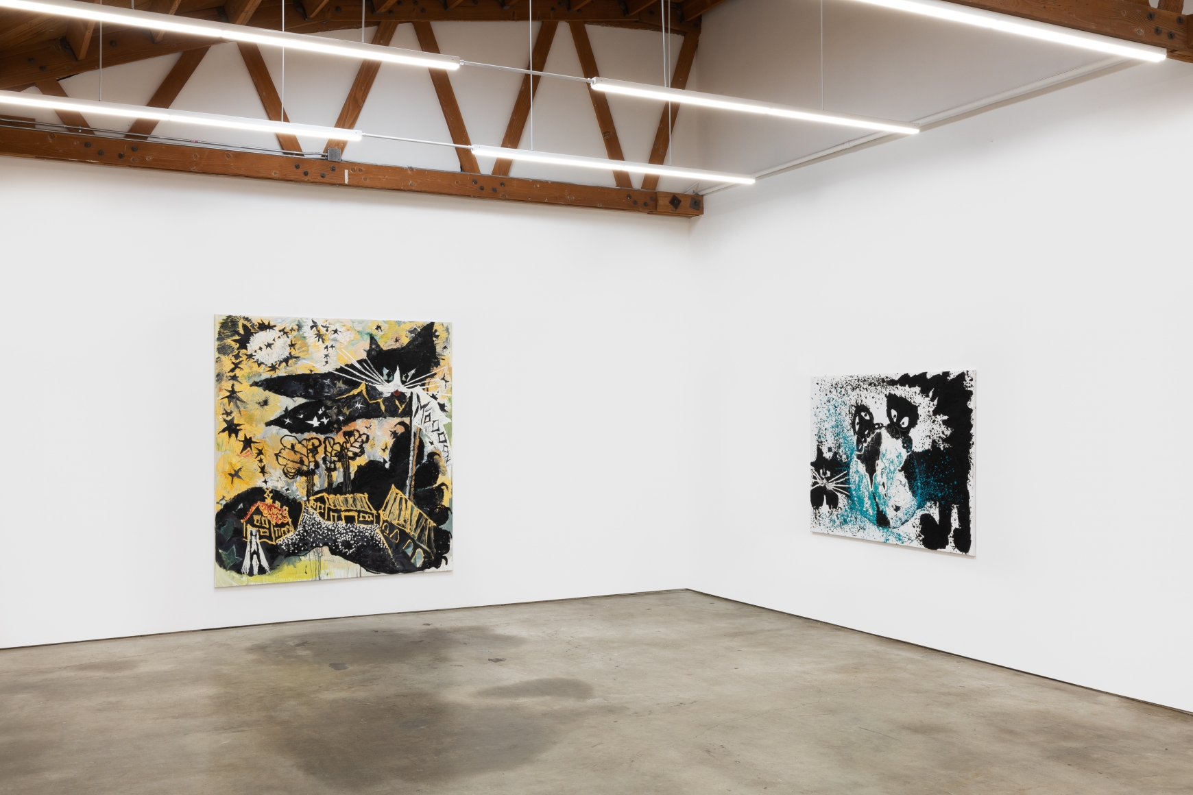 Installation View of Bendix Harms: Reversed Evolution—How it feels to be Mamon (September 12–October 10, 2020) Nino Mier Gallery, Los Angeles, CA
