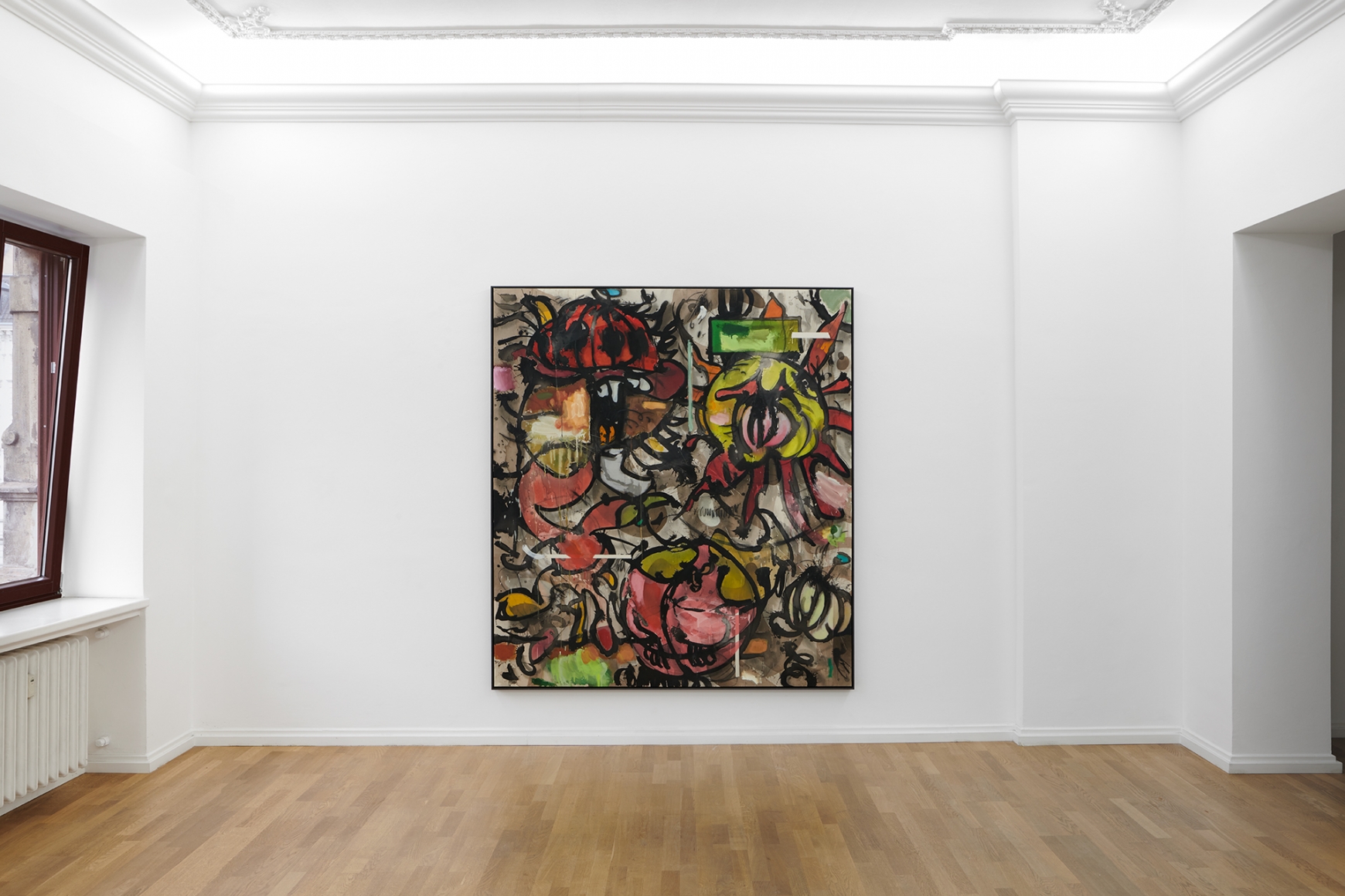 Installation view of Jan-Ole Schiemann's, Are you relevant my friend?, (March 21-April 10, 2021). Salon Nino Mier Cologne