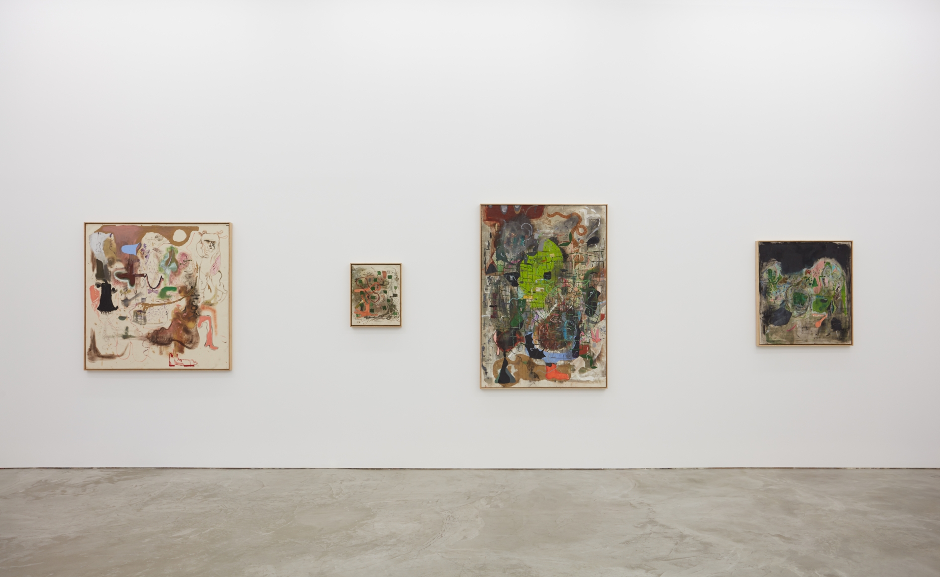 Installation view 5 of Michael Bauer: Soft Paintings (Bearnaise) (January 27 – March 11, 2017), Nino Mier Gallery, Los Angeles