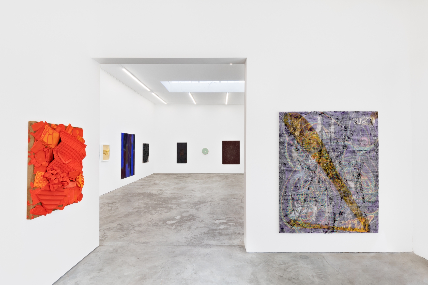 Installation View of SURFACES (April 14 - May 8, 2021) Nino Mier Gallery, Los Angeles, CA