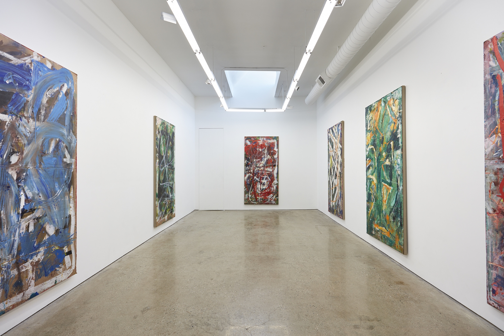 Installation View 2 of Spencer Lewis Evil Baby Bully Part Object Paintings (October 8 – November 19, 2016) Nino Mier Gallery, Los Angeles, CA