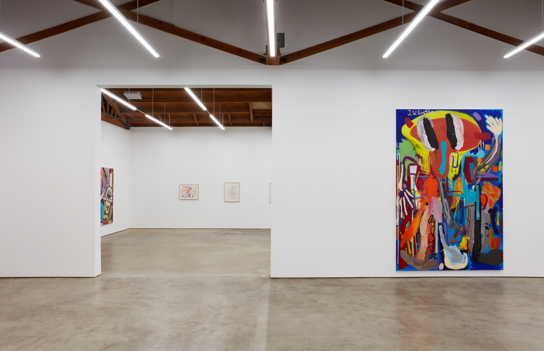 Installation Image of "Goethe komischer Mann"