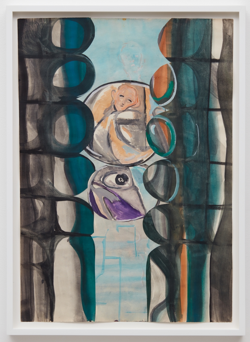 Tomasz Kowalski, Untitled, 2018. Watercolor on paper, 24 x 17 in, 61 x 43.2 cm (TKO18.021)