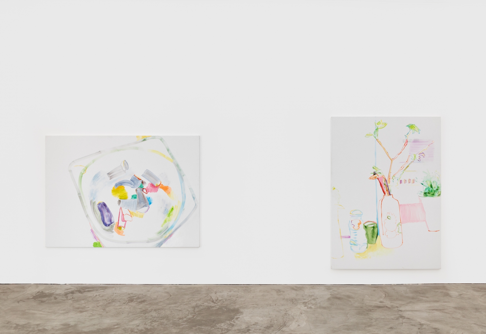 Installation View of Gerlind Zeilner: Open End (January 16–February 27, 2021) Nino Mier Gallery, Los Angeles, CA