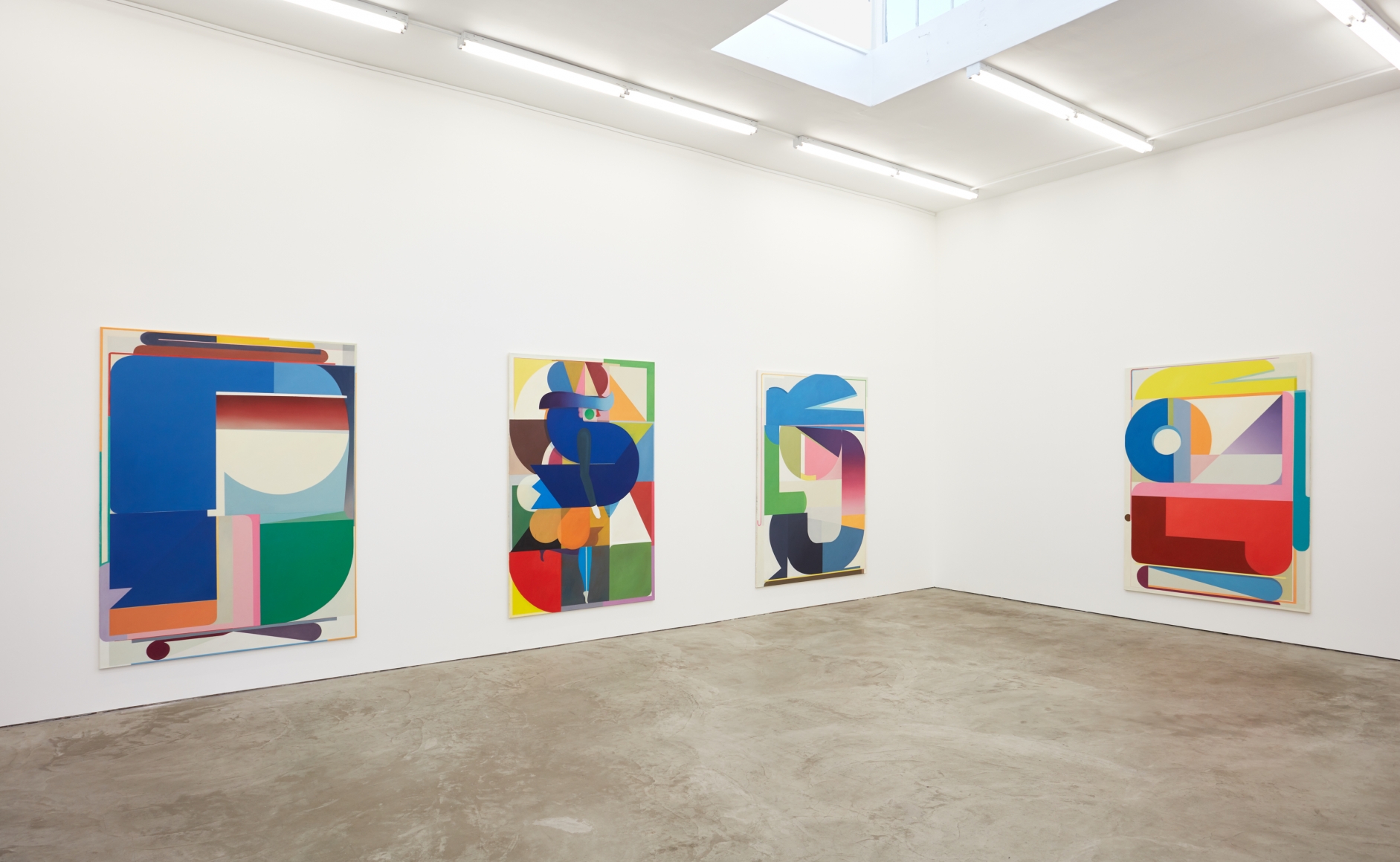 Installation view of Bernard Buhmann: My Automatic Me (October 6 - November 17, 2018) at Nino Mier Gallery, Los Angeles