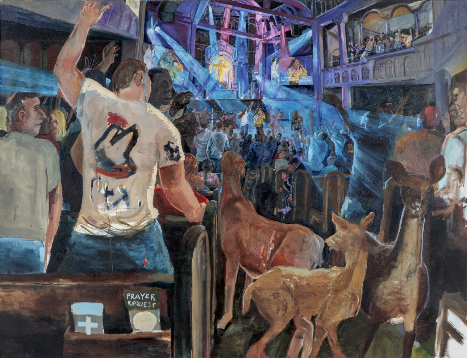 Celeste Dupuy-Spencer And the Kingdom is Here, 2020 Oil on canvas 65 x 85 in 165.1 x 215.9 cm (CDS20.001)