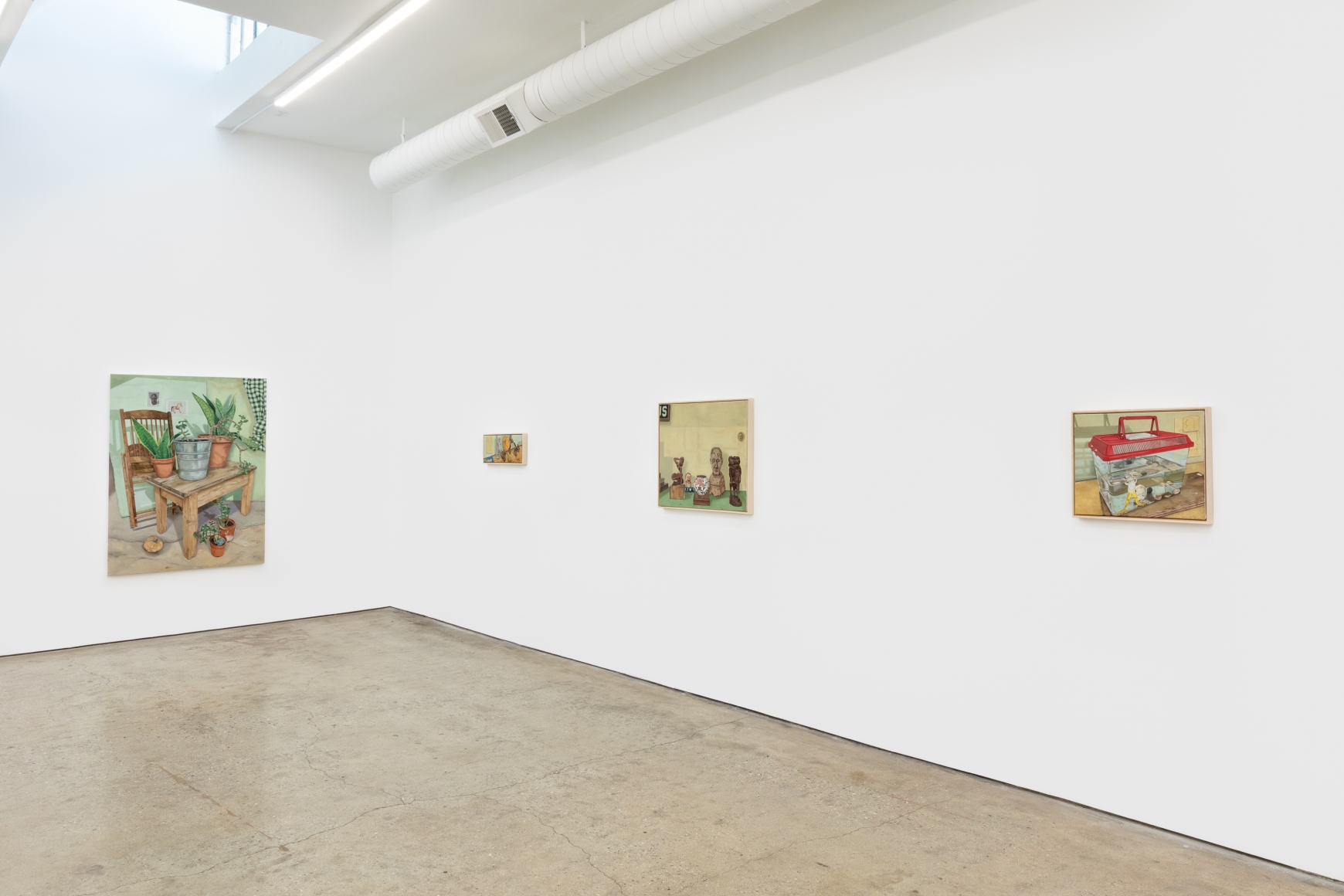 Installation View of Michael Cline: Back Steps (March 10 – March 24, 2021) Nino Mier Gallery, Los Angeles, CA