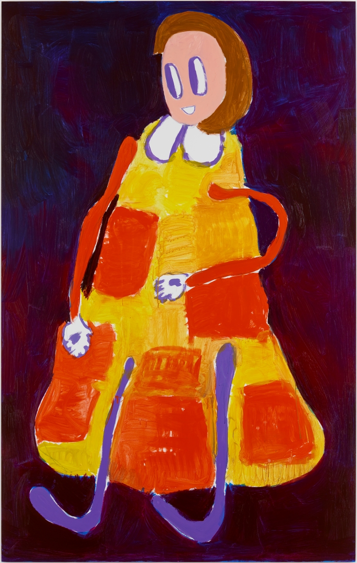 André Butzer, Untitled, 2018. Acrylic on canvas, 106 x 67 in, 269.2 x 170.2 cm (AB18.057)