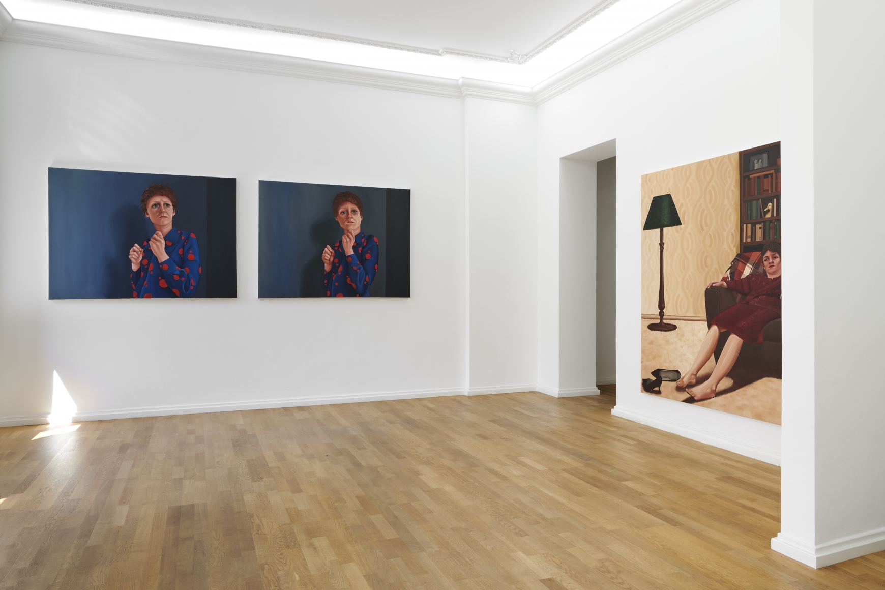 Installation shot 2 of Madeleine Pfull (July 20–August 31, 2020). Salon Nino Mier, Cologne