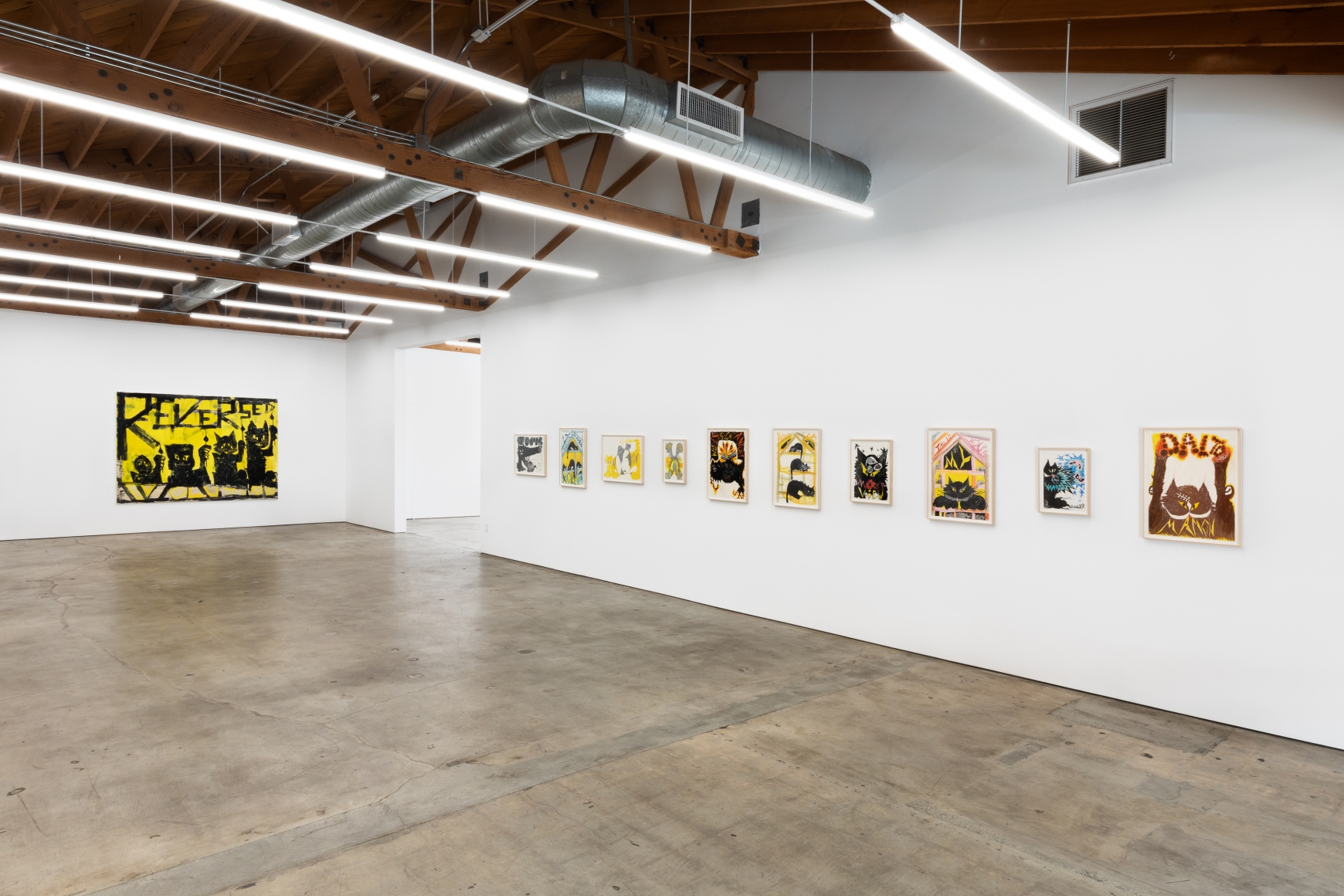 Installation View of Bendix Harms: Reversed Evolution—How it feels to be Mamon (September 12–October 10, 2020) Nino Mier Gallery, Los Angeles, CA