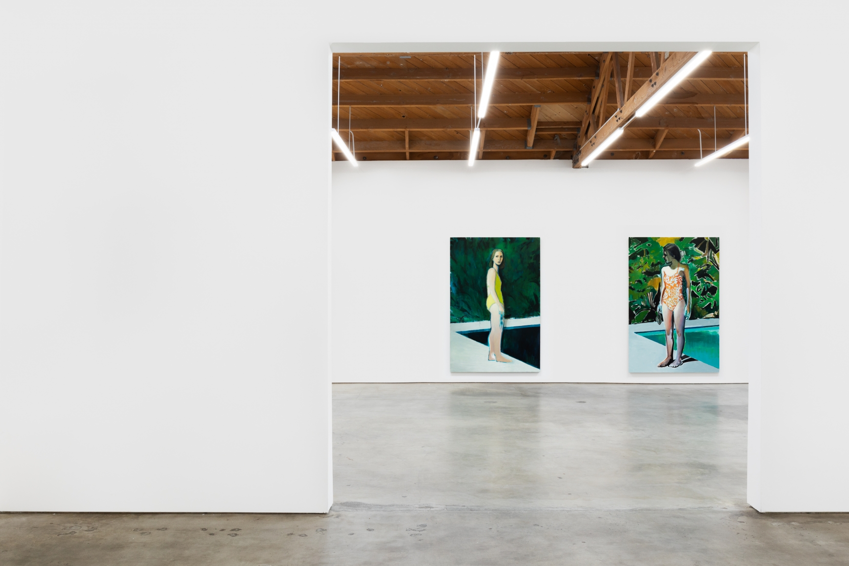 Installation View of Jonathan Wateridge: Inland Water (February 16-March 17, 2021) Nino Mier Gallery, Los Angeles, CA