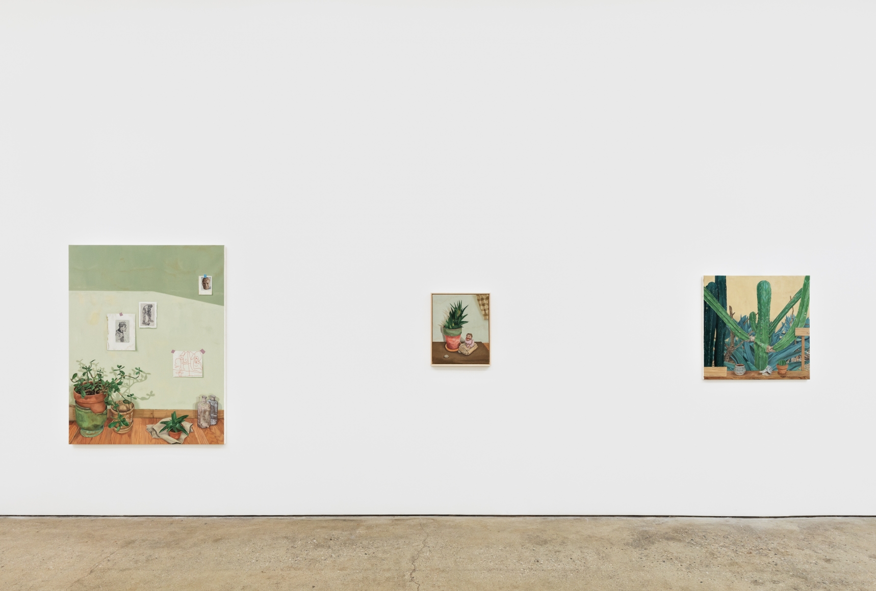 Installation View of Michael Cline: Back Steps (March 10 – March 24, 2021) Nino Mier Gallery, Los Angeles, CA