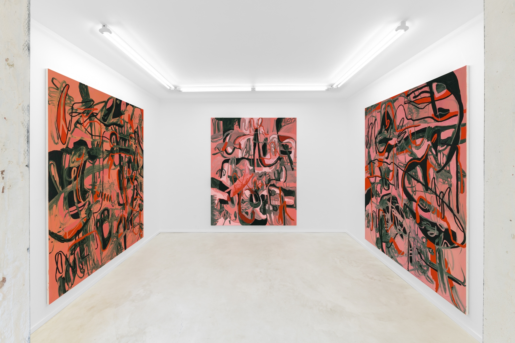 Installation view of Jana Schröder, Mother (March 11-April 10, 2021), Nino Mier Gallery Brussels, Belgium 