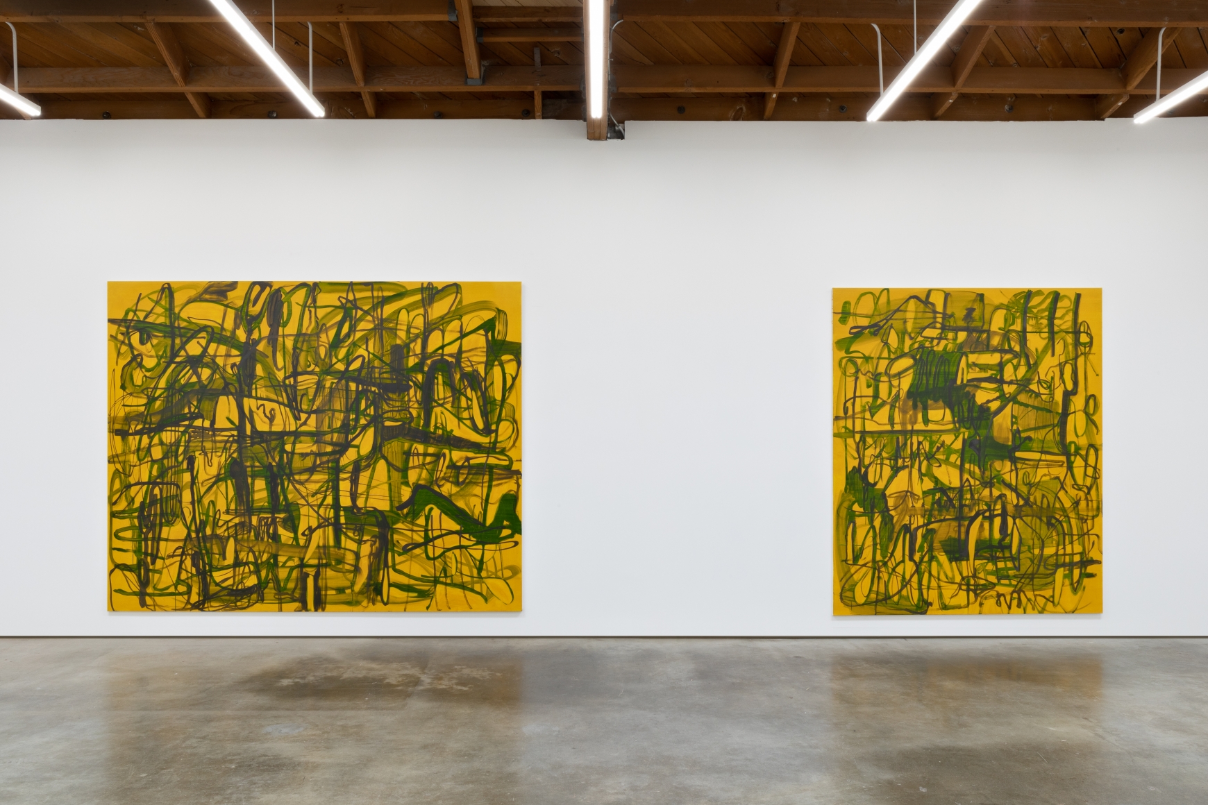 Installation View of "Kadlites VL2" and "Kadlites L21"