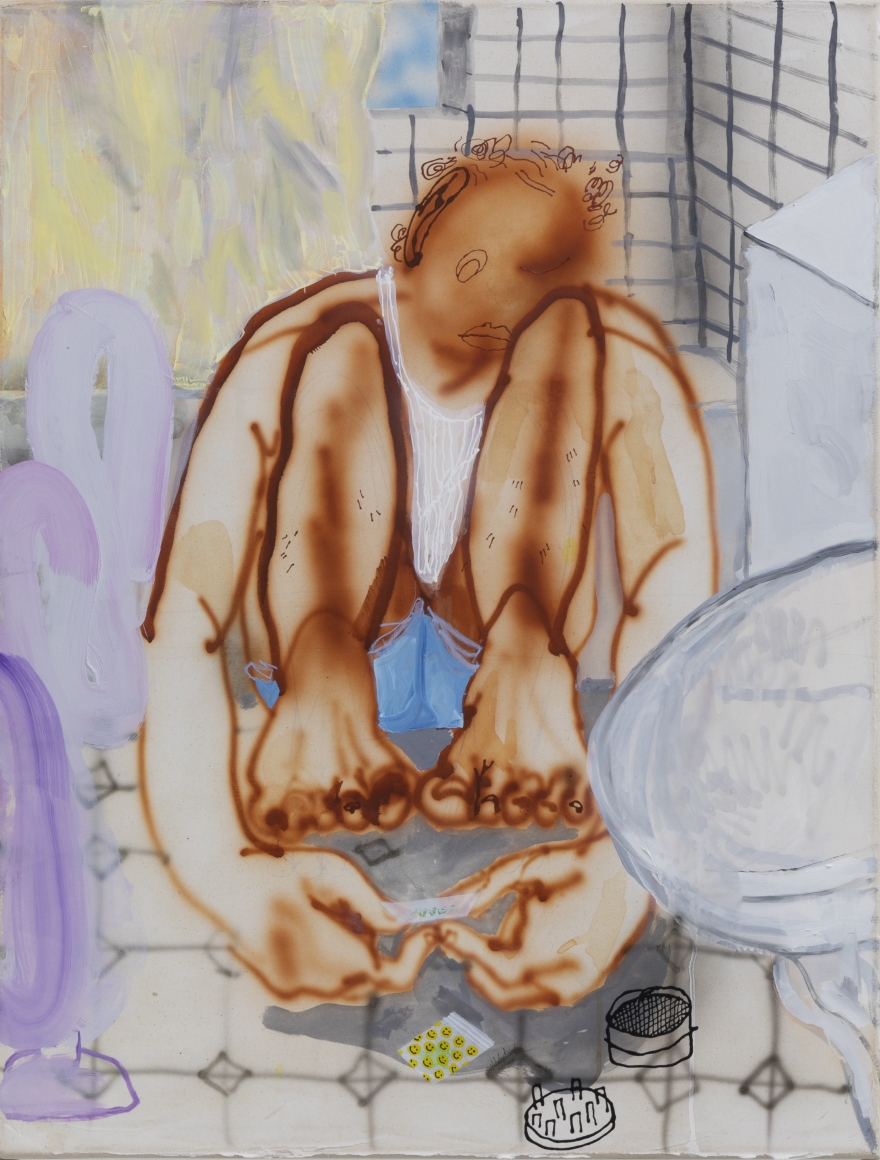 Brianna Rose Brooks Untitled, 2019 Oil, acrylic and airbrush on canvas 40 x 30 in 101.6 x 76.2 cm (BRO20.001)