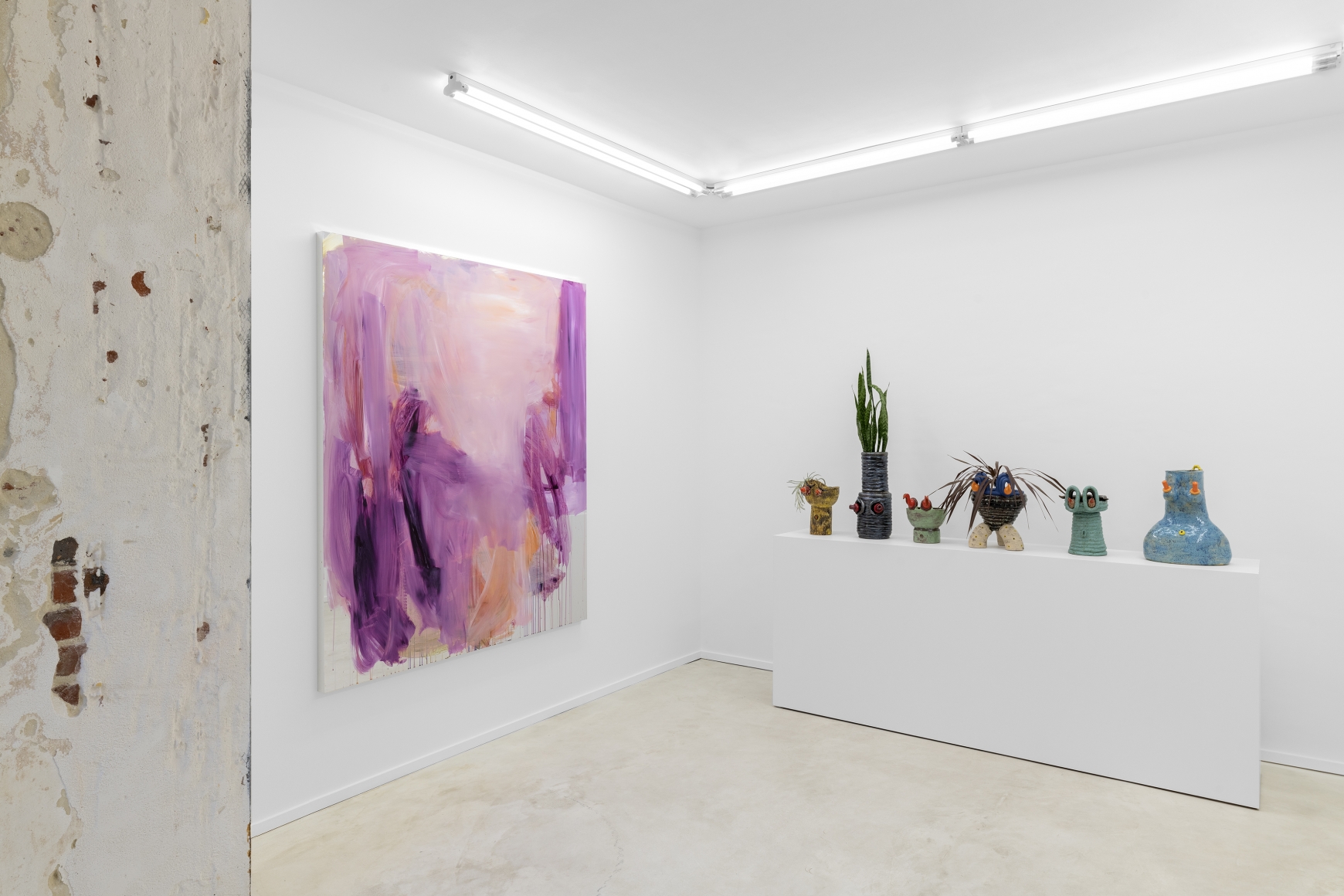 Installation View of INAUGURAL EXHIBITION (February 6–March 6, 2021) Nino Mier Gallery, Brussels, Belgium