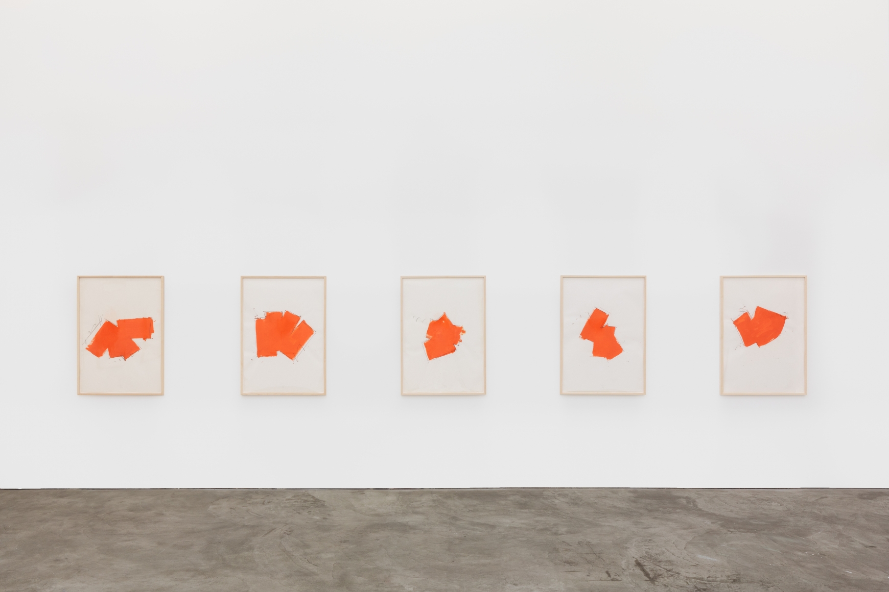 Installation view 2 of Imi Knoebel: Works from the Seventies (November 9-December 21, 2019) at Nino Mier Gallery, Los Angeles