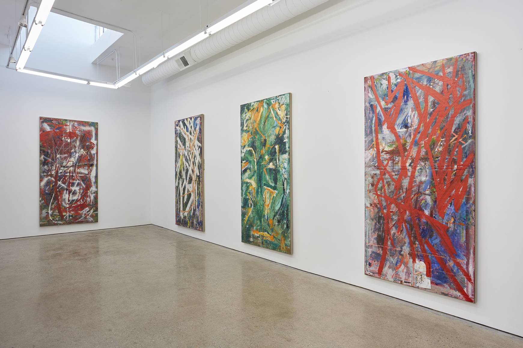 Installation View 3 of Spencer Lewis Evil Baby Bully Part Object Paintings (October 8 – November 19, 2016) Nino Mier Gallery, Los Angeles, CA