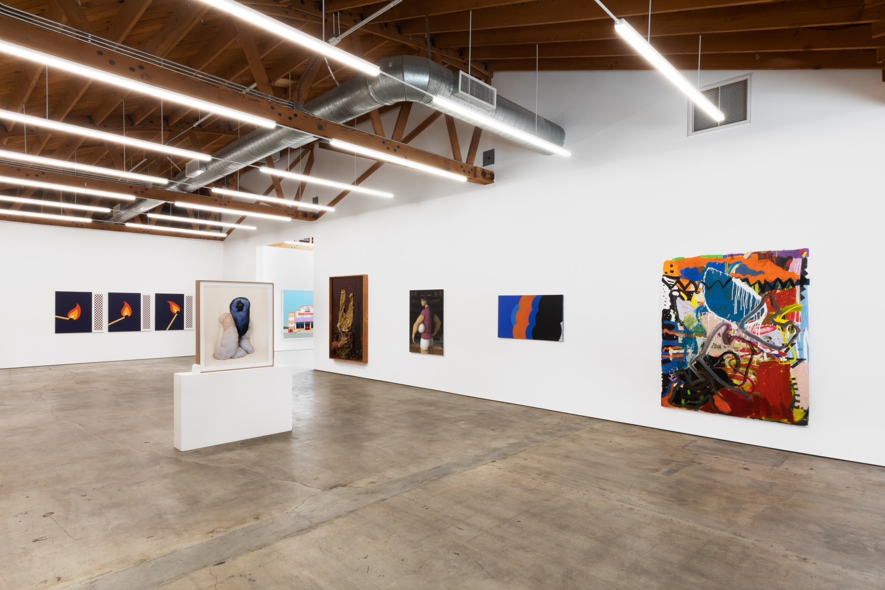 Installation shot 2 of Five Year Anniversay Show (June 27–August 31, 2020). Nino Mier Gallery, Los Angeles, CA
