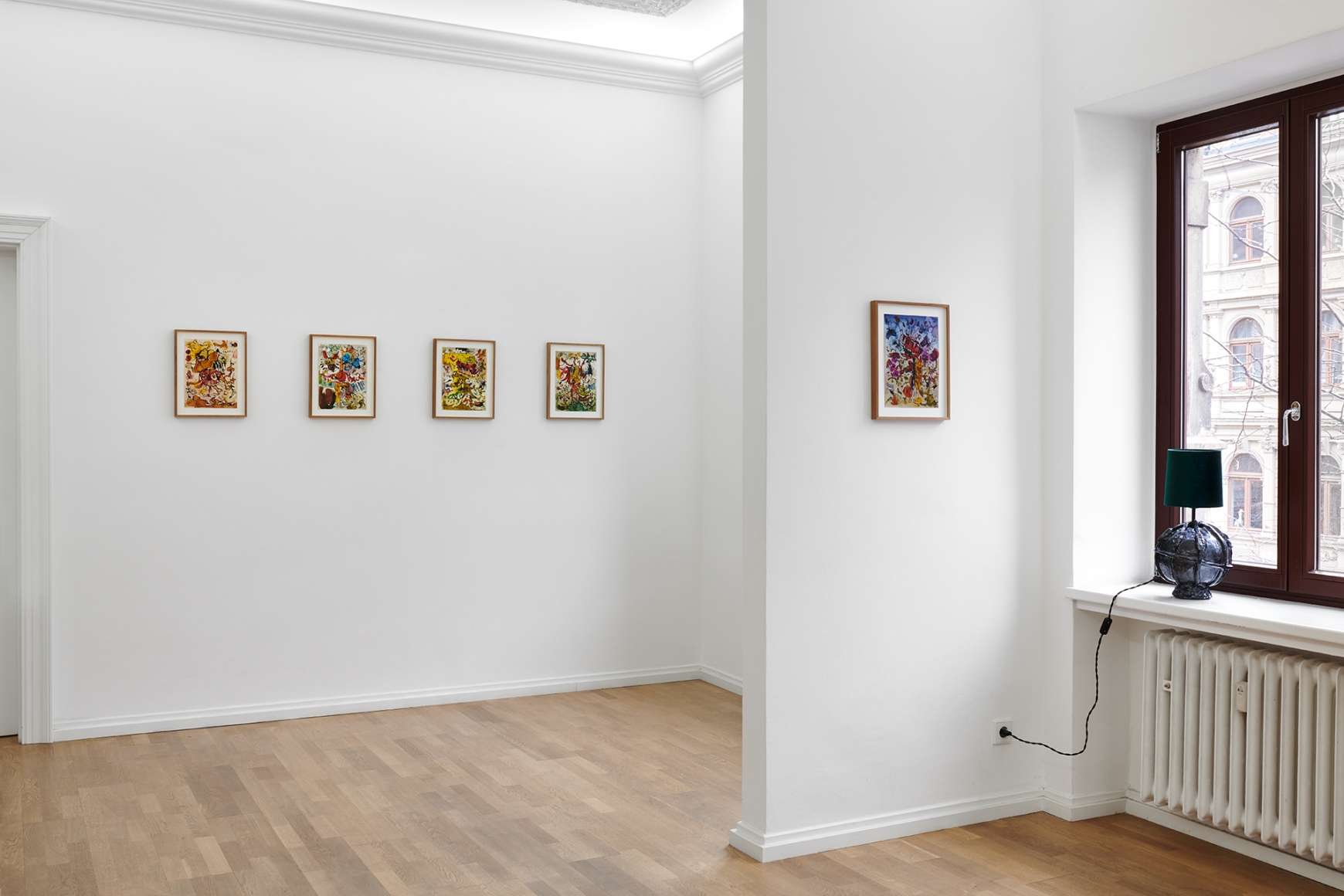 Installation view of Jan-Ole Schiemann's, Are you relevant my friend?, (March 21-April 10, 2021). Salon Nino Mier Cologne