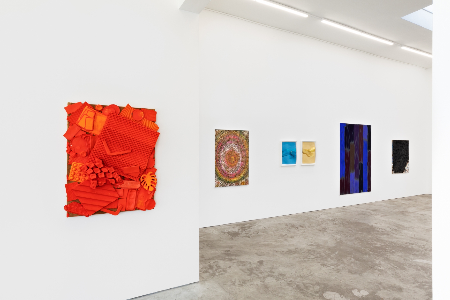 Installation View of SURFACES (April 14 - May 8, 2021) Nino Mier Gallery, Los Angeles, CA