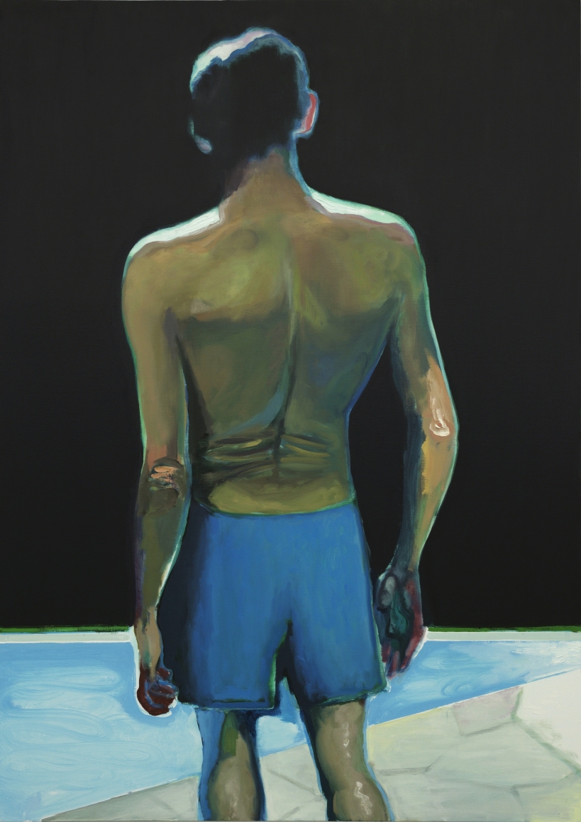 Jonathan Wateridge Back, 2018 Oil on linen 66 7/8 x 47 1/4 in 170 x 120 cm (JWA20.006)