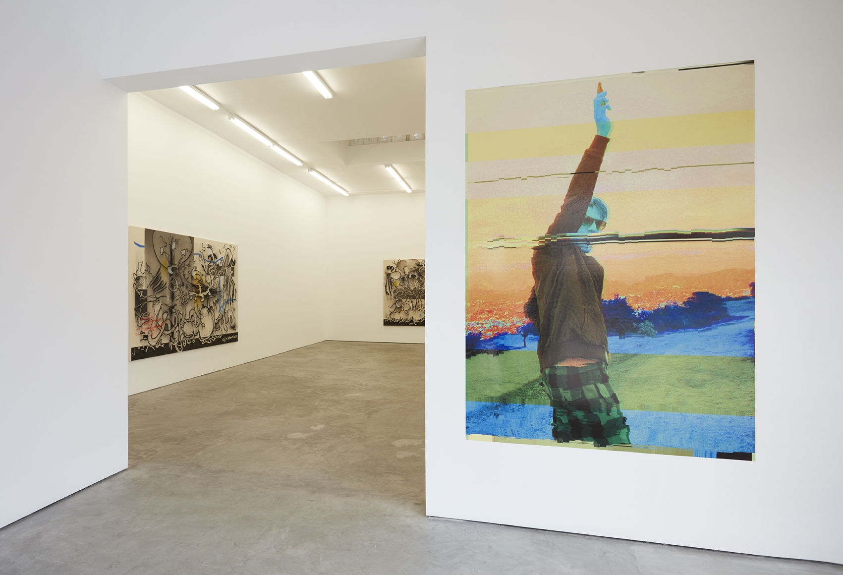 Installation View 9 of Jan-Ole Schiemann's Can You Show Me the Way to Paradise Road? (March 18–April 17, 2017) Nino Mier Gallery, Los Angeles, CA