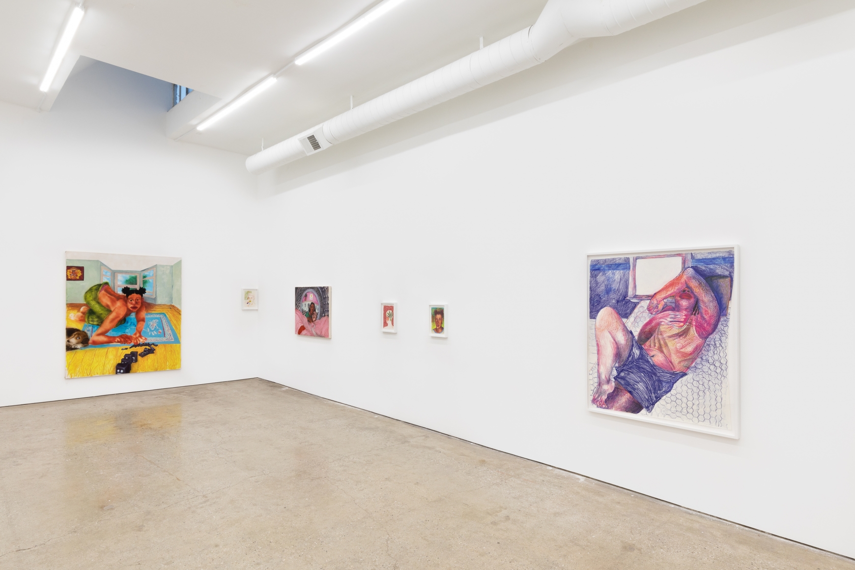 Installation View of Deli Gallery, New York presenting Brianna Rose Brooks: The way things go (November 21–December 19, 2020). Nino Mier Gallery, Los Angeles, CA 3