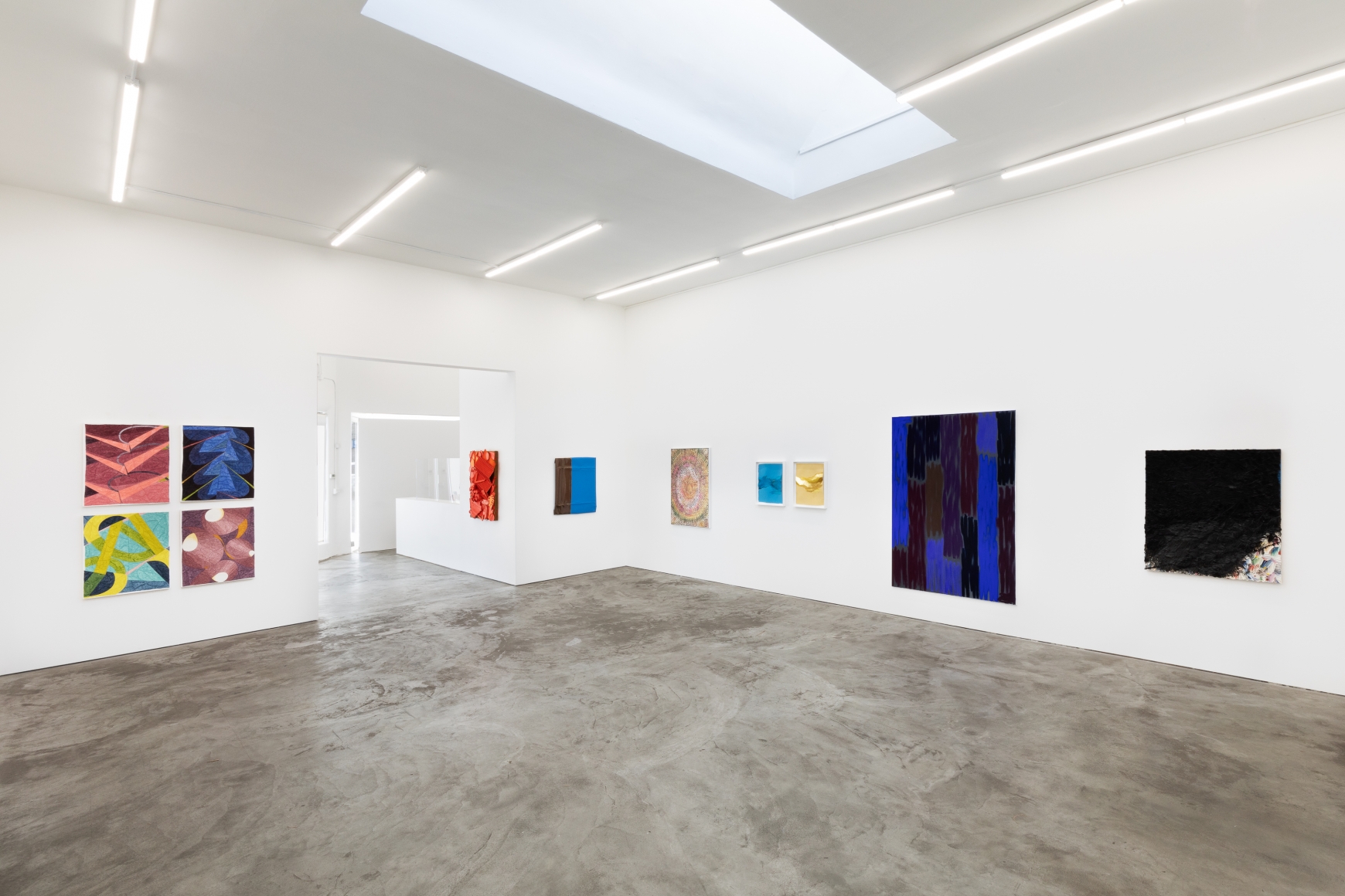 Installation View of SURFACES (April 14 - May 8, 2021) Nino Mier Gallery, Los Angeles, CA