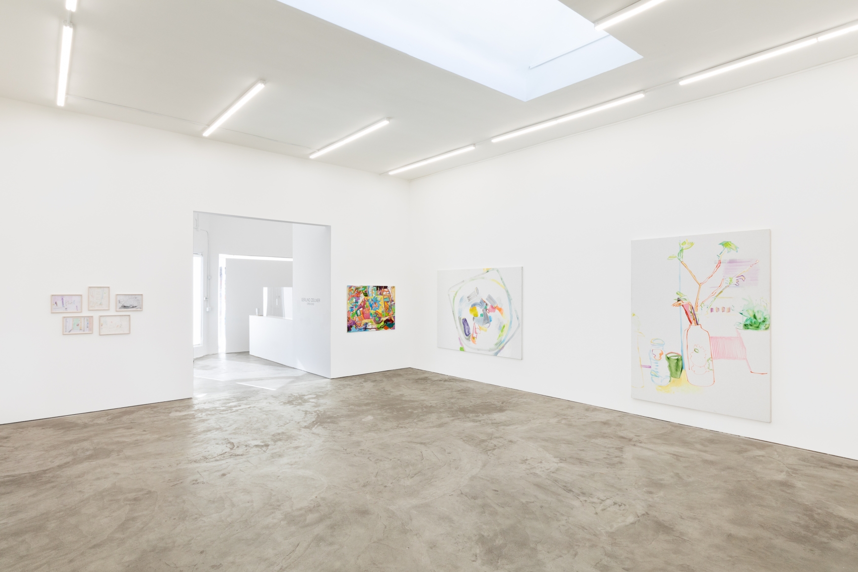 Installation View of Gerlind Zeilner: Open End (January 16–February 27, 2021) Nino Mier Gallery, Los Angeles, CA 2