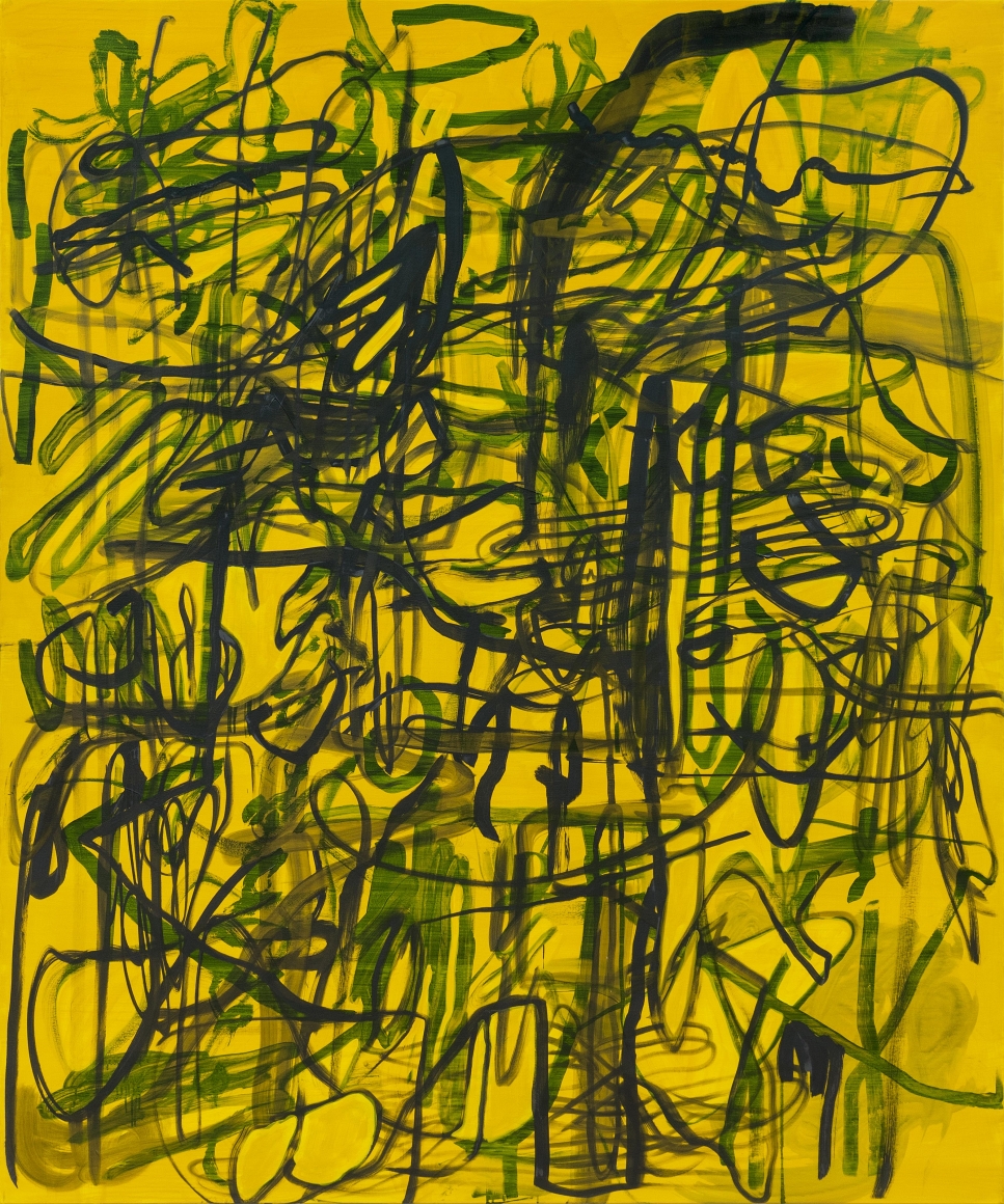 Jana Schröder, Kadlites L22, 2019, Acrylic, graphite and lead on canvas 94 1/2 x 78 3/4 in (240 x 200 cm), JSR19.022