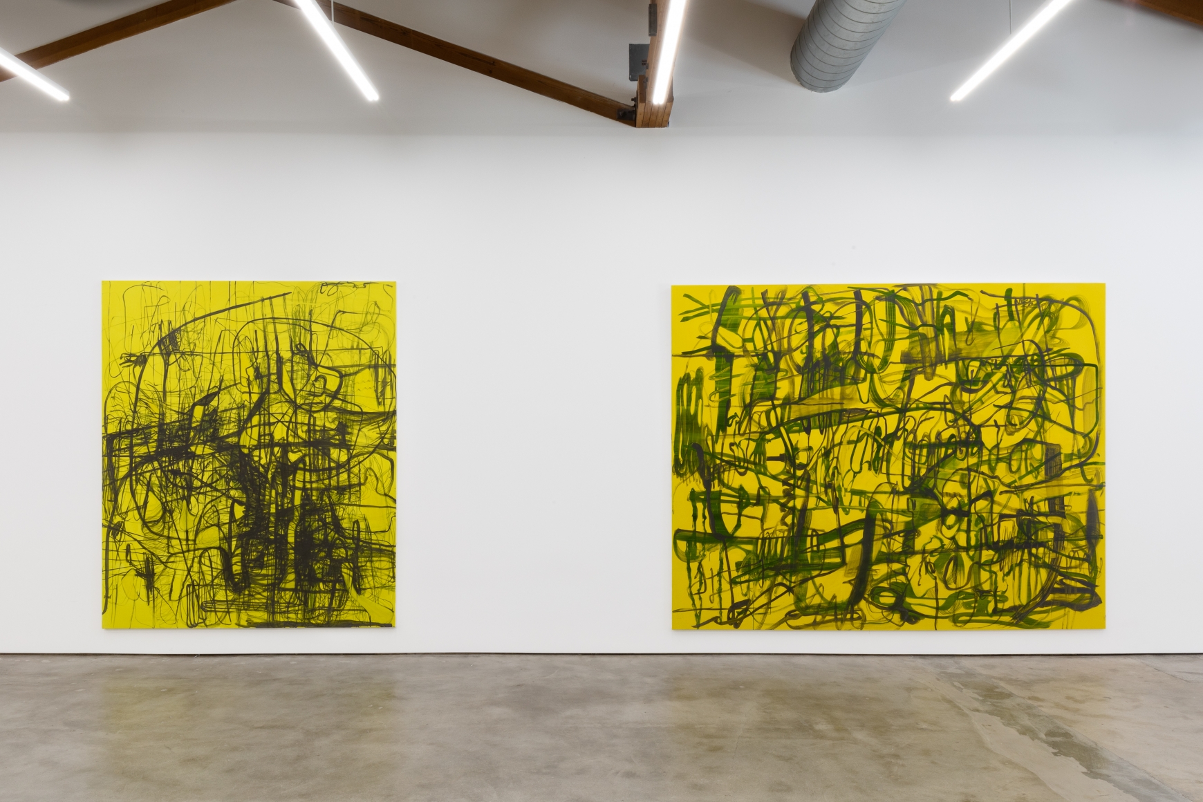 Installation View of "Kadlites L10" and "Kadlites VL1"