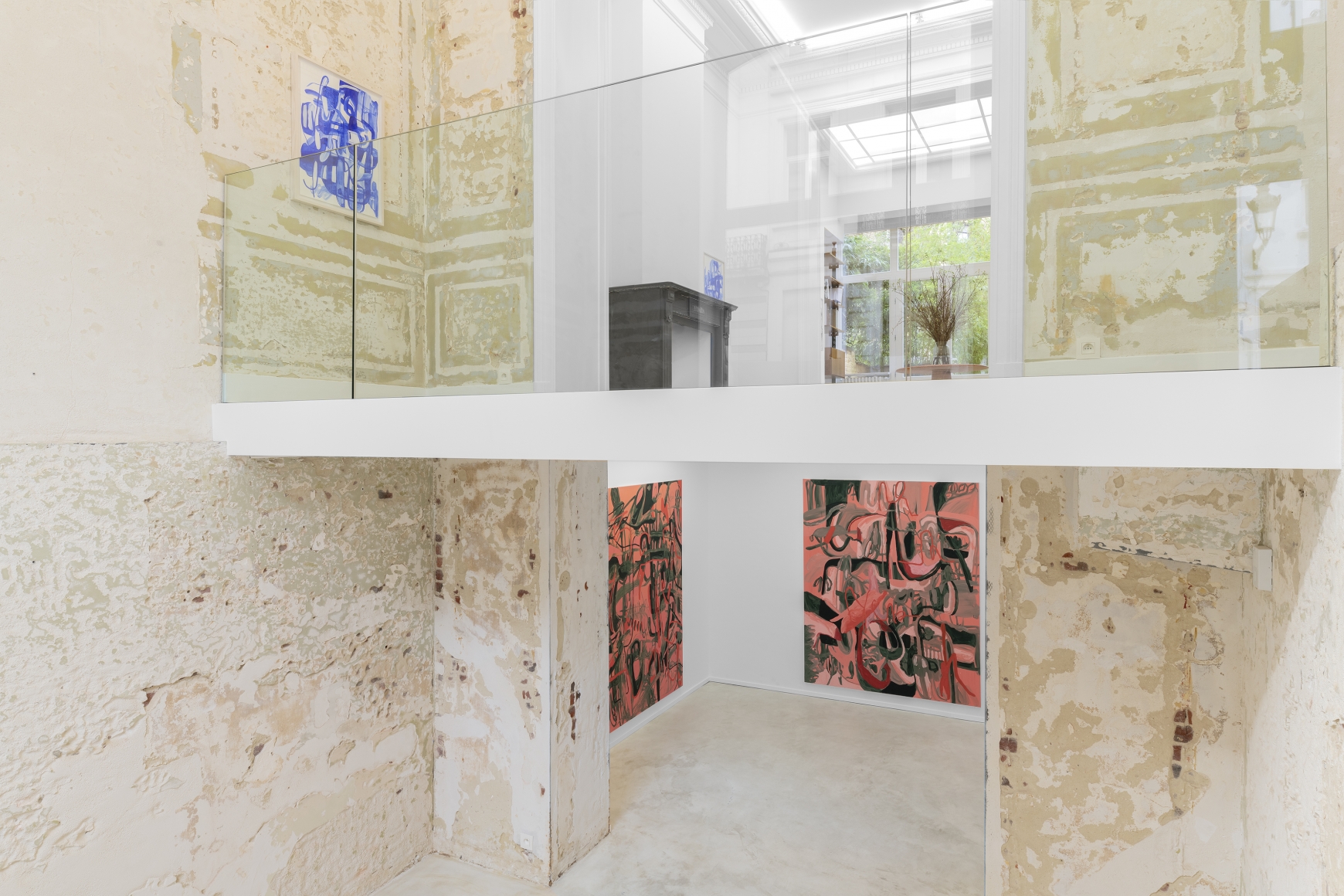 Installation view of Jana Schröder, Mother (March 11-April 10, 2021), Nino Mier Gallery Brussels, Belgium